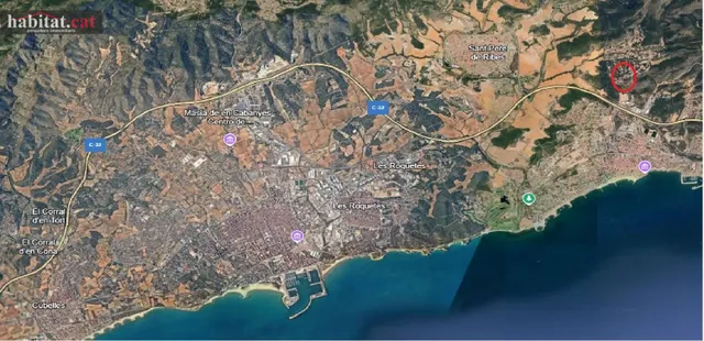 ¡¡ TERRENO EN SANT PERE DE RIBES - MAS ALBA !! — 3