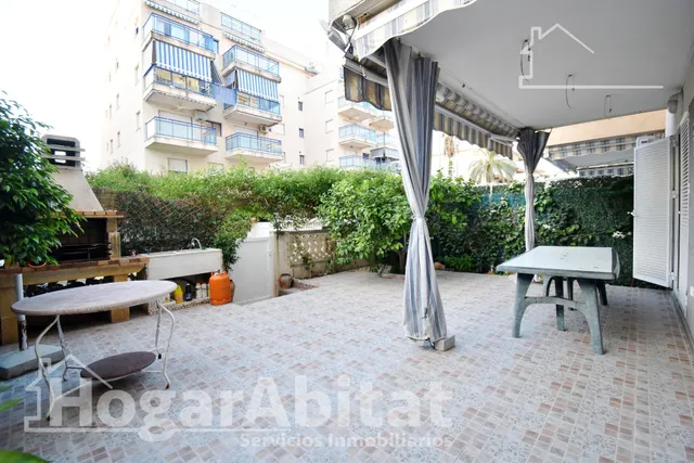 ¡Playa de Miramar! Bajo amplio en residencial con piscina, terraza y jardín, todo amueblado — 8