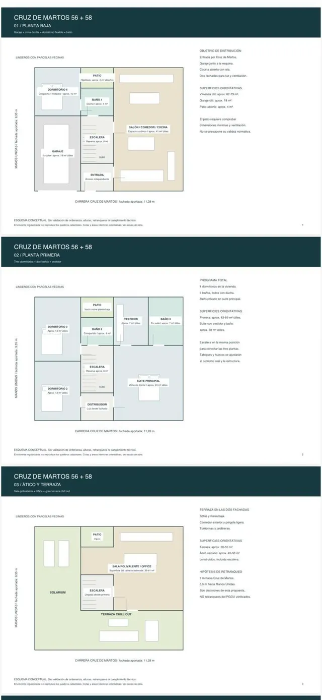 DOS INMUEBLES EN ESQUINA PARA CONSTRUIR TU CASA EN ALMERÍA – 103 m2 DE PARCELA — 22