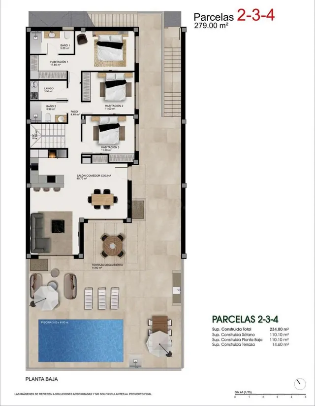 Villa 3 habitaciones 220m² en venta - Centro de la Ciudad Qu - foto 3