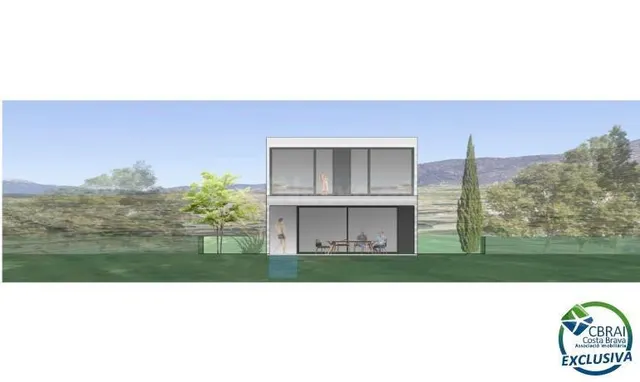 Proyecto : Parcela con casa moderna de 3 habitaciones