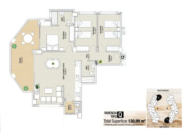 Residencial de obra nueva en la manga — 16
