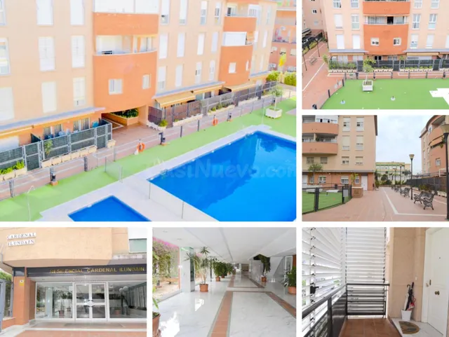 Piso con piscina, terraza y garaje en Cardenal Ilundain. Tas