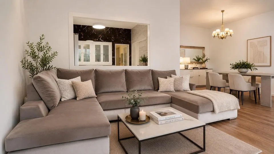 Tríplex junto al campo de golf de La Envía, con terrazas, piscina y garaje privado