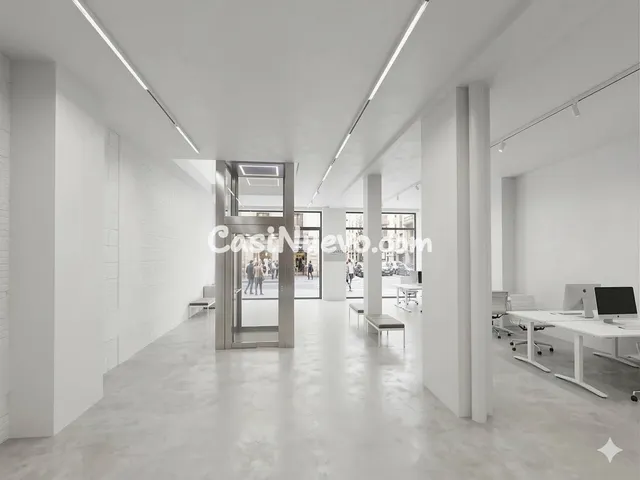 LOCAL COMERCIAL EN BRUTO DE MÁS DE 1.000 m2 CON GRANDES POSI - foto 3
