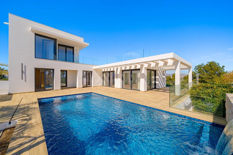 Villa de lujo con vistas al mar en venta en Moraira