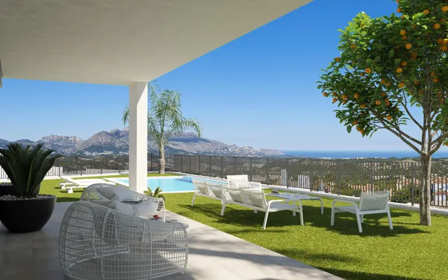 Villas de nueva construcción con vistas impresionantes a la montaña — 4