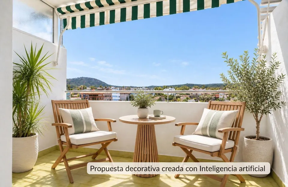 Amplio apartamento con terraza a 400 m de la playa de Santa Ponsa