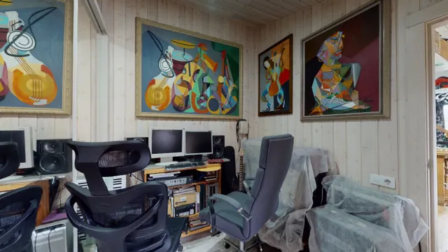 Hermosa vivienda en la Arquitectura negra — 12