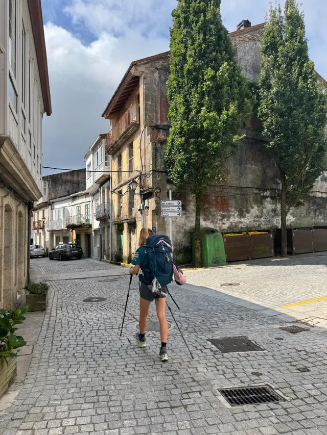 Casa de piedra en camino de Santiago en Corcubion
