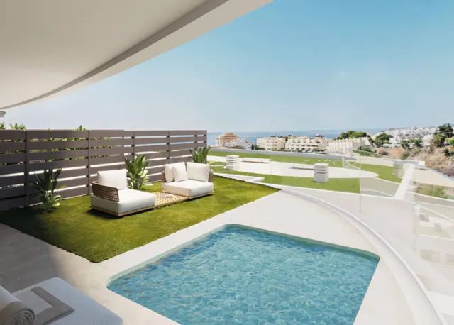 Villa de lujo de 3 dormitorios con vistas al mar en Fuengiro
