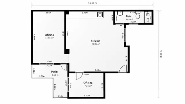 A la venta estupenda oficina reformada en el Paseo de Tomás Morales — 18