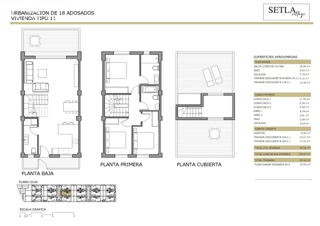 Adosado de obra nueva en Els Poblets con 53 m2 de terrazas, solárium, garaje cerrado y aerotermia | Stela Village, Costa Blanca. — 15