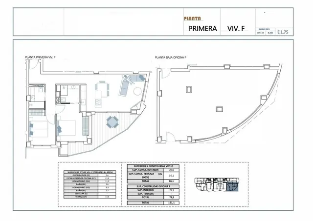 Apartamento 2 habitaciones 158m² en venta - Pueblo — 17