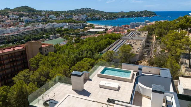 Ático a estrenar con piscina y vistas al mar en Santa Ponça - foto 3