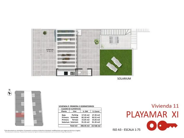Apartamento 3 habitaciones 75m² en venta - Zona Pueblo — 16