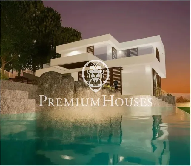 Casa de obra nueva con vistas espectaculares al mar en venta
