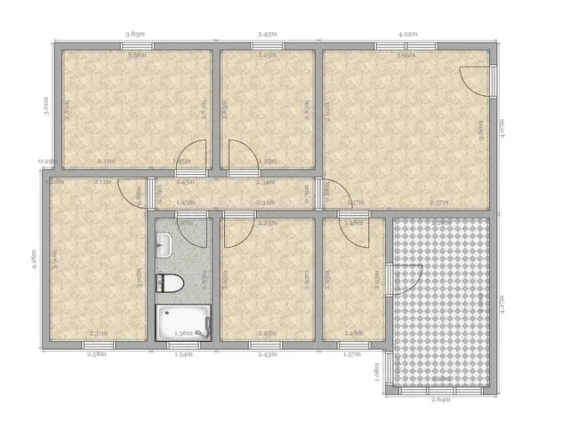 Estupendo piso en Polígono San Pablo, en calle Juan Espantaleón, junto Avda Villas de Cuba!! — 22