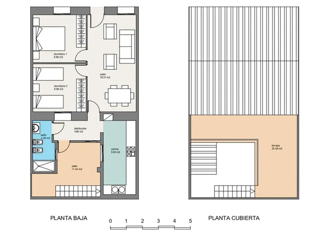 Casa practicamente nueva, toda en una planta, muy buenas calidades y con terraza de 20 m2 — 11