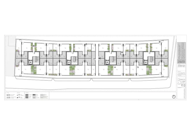 Obra Nueva 2ºB Escalera IV con jardines y piscina en zonas comunes, con terraza y balcón dando a la piscina — 18