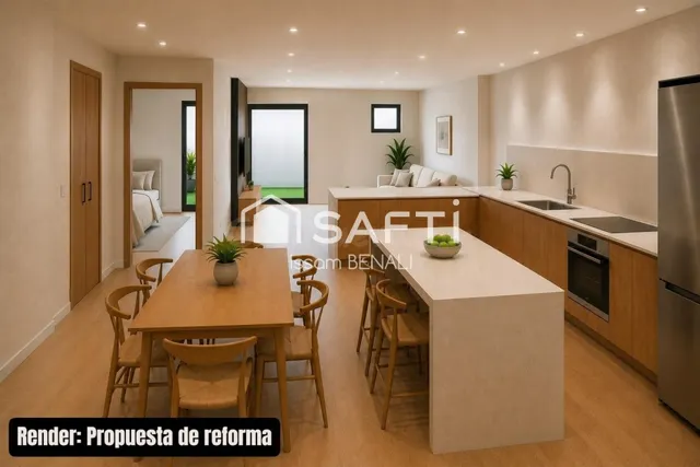 Bajo con patio en Vilapicina: reforma a tu gusto