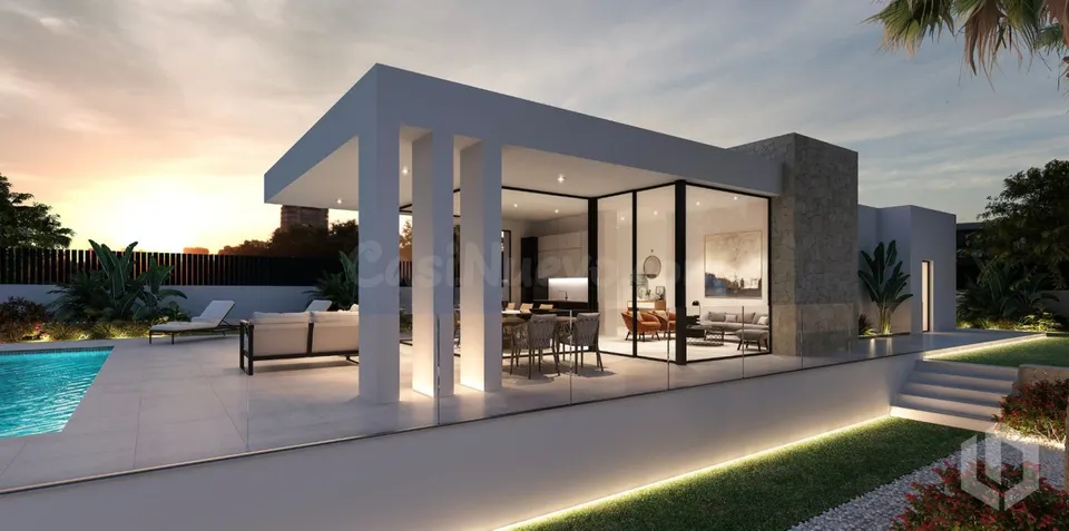 Moderna Villa de Nueva construcción