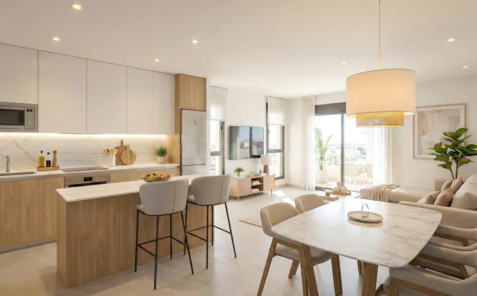 Apartamento de 1 dormitorio en el centro de Benijófar