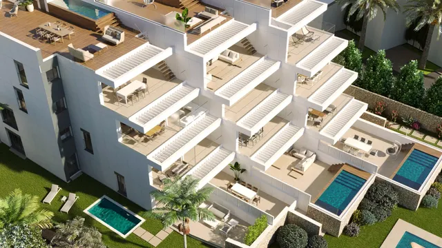 Apartamento en planta baja de obra nueva en exclusiva urbanización en primera línea de playa — 28