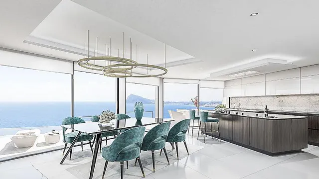 Nuevo proyecto de 4 villas de lujo de estilo moderno con vistas al mar y piscina privada. — 3