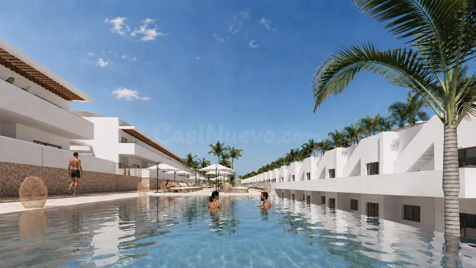 Apartamentos de nueva construcción cerca del campo de golf Aguilon en Pulpí-San Juan de los Terreros, Almería