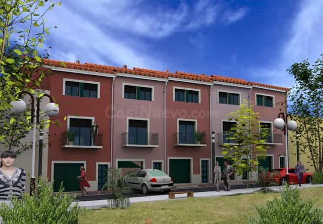 TERRENO URBANO PARA 10 CHALETS ADOSADOS CON PROYECTO Y LICEN