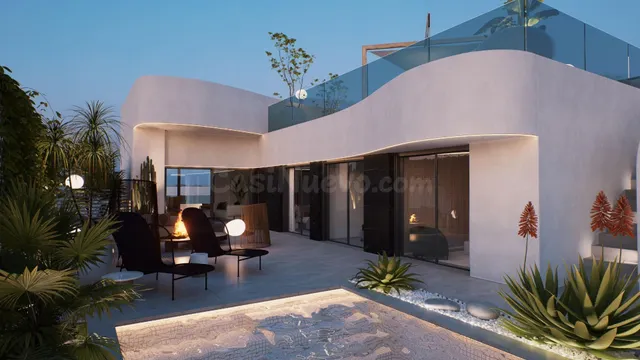 Villa independiente de obra nueva con piscina privada y amplio solarium | ciudad quesada — 2