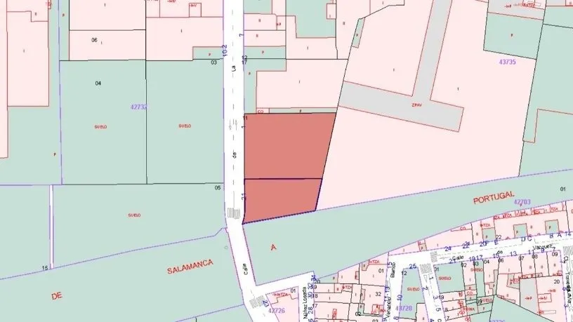 Urbis te ofrece una parcela en venta en zona Salas Bajas, Salamanca.