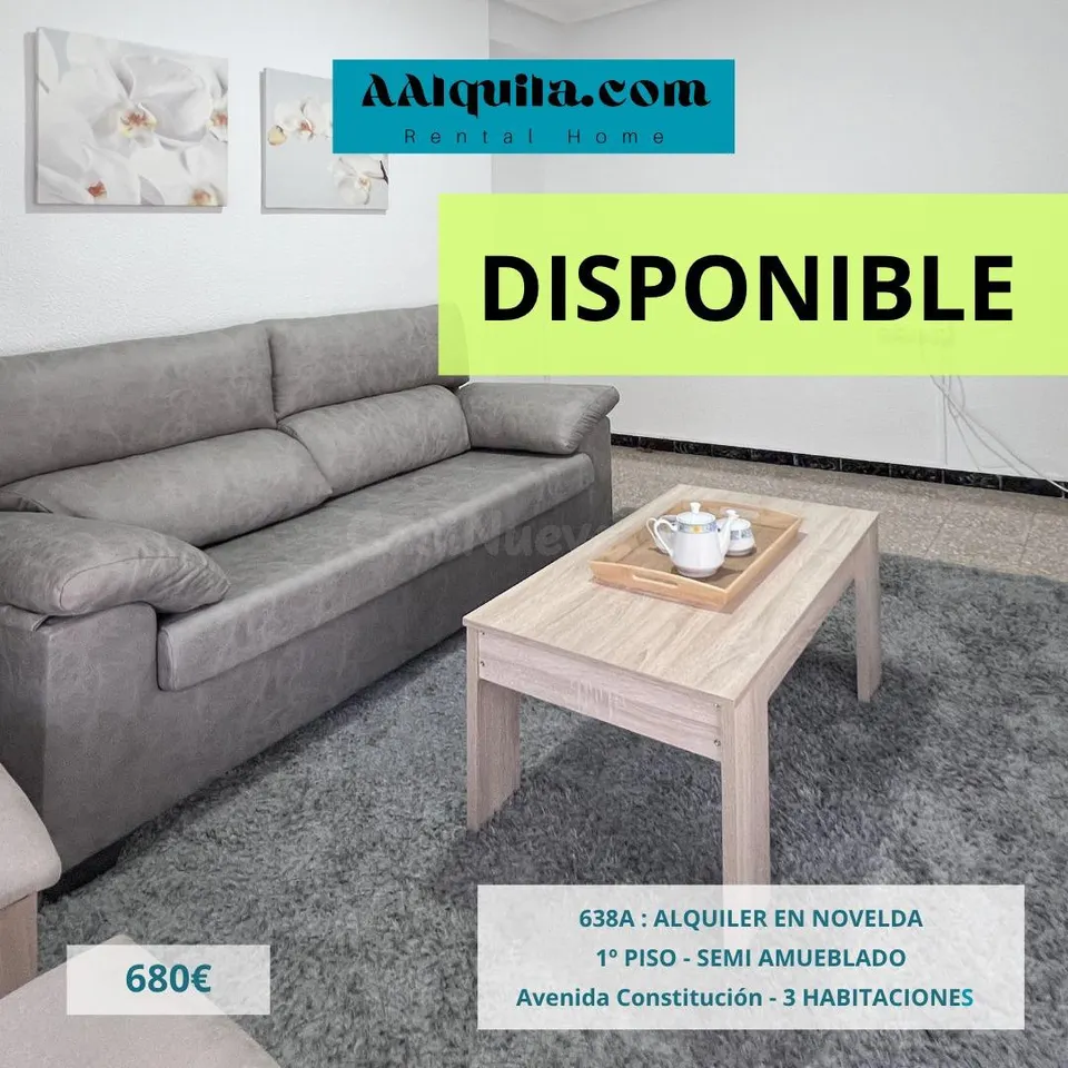 638A -  PISO EN ALQUILER EN LA AVENIDA