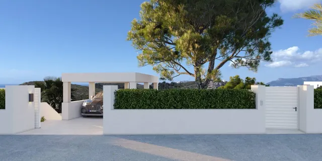 Impresionante villa de estilo moderno con vista al mar a la venta en Benitachell, Costa Blanca. — 8
