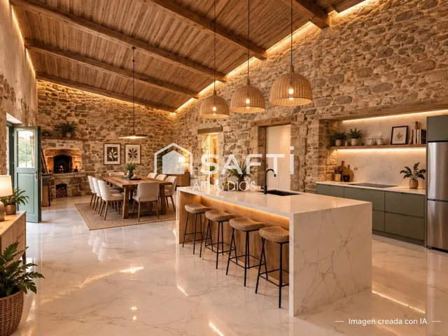 CASA DE PIEDRA CON ENCANTO RURAL — 6