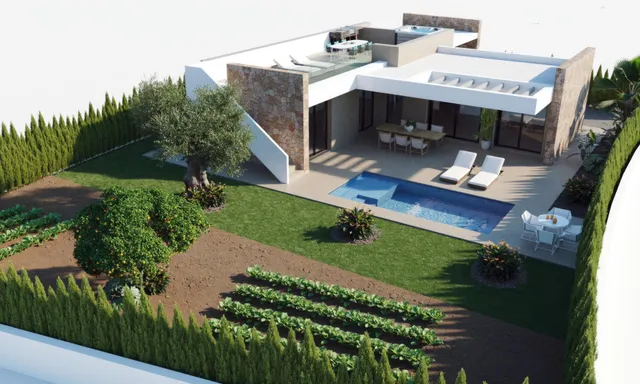 Villas de Obra Nueva en Hacienda del Álamo Golf Resort, Murc - foto 4