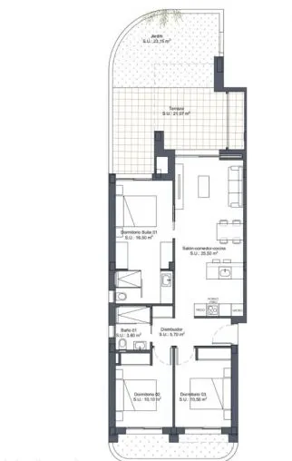 Bungalow 3 habitaciones 85m² en venta - Lo Marabú — 30