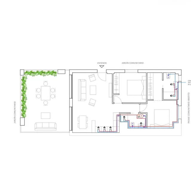 Apartamento en Fuengirola de 2 dormitorios, 2 baños junto al mar en doña sofía — 39