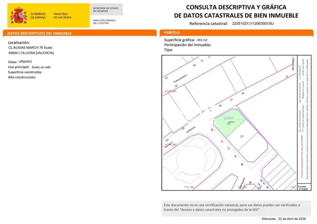 Solar a la venta en Ollería . - foto 3