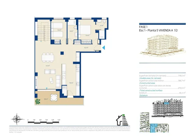 Ático 4 habitaciones 280m² en venta - Centro — 22