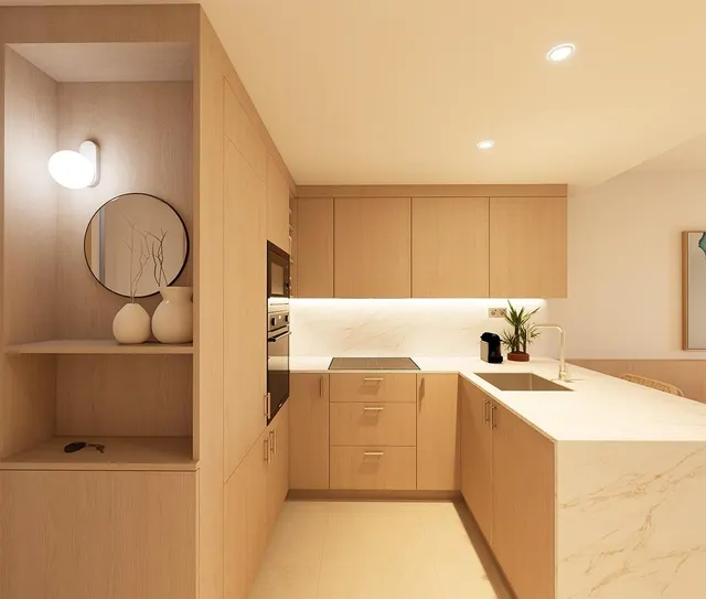 Apartamentos de nueva construcción con licencia turística a 300 m de la playa en Torrevieja — 25