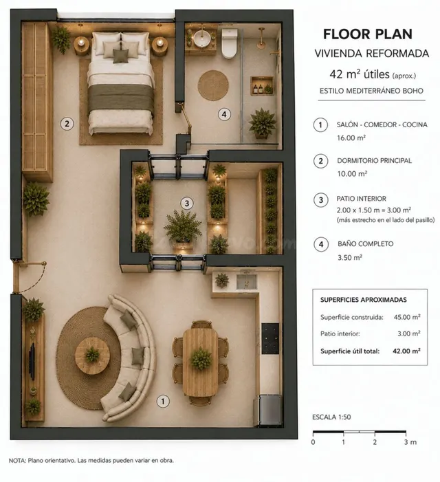 Apartamento 1 habitación 55m² en venta - Zona Las Mesas - foto 3