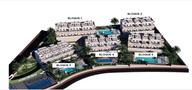 78 Viviendas EN FINESTRAT MARQUES GOLF RESORT 5 Bloques Zona - foto 5
