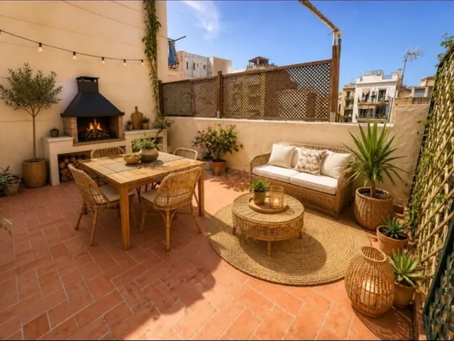 Ático luminoso de 2hab. con terraza de 20m2 - foto 5