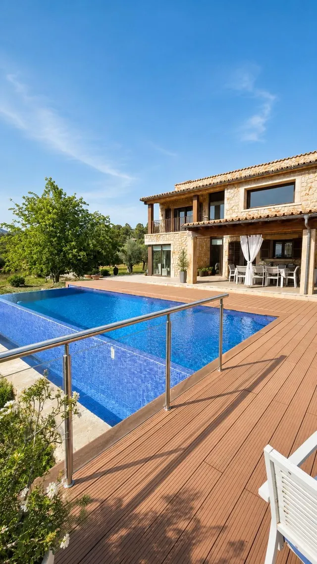 Espectacular finca con piscina infinity y vistas a la Serra de Tramuntana en Alaró — 19