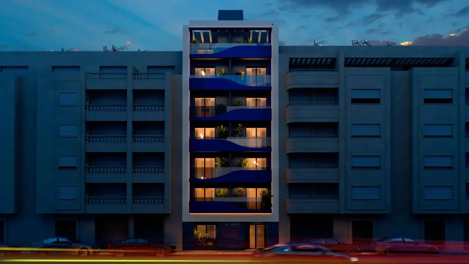 Apartamentos de Obra Nueva a 200 Metros del Mar en Torrevieja