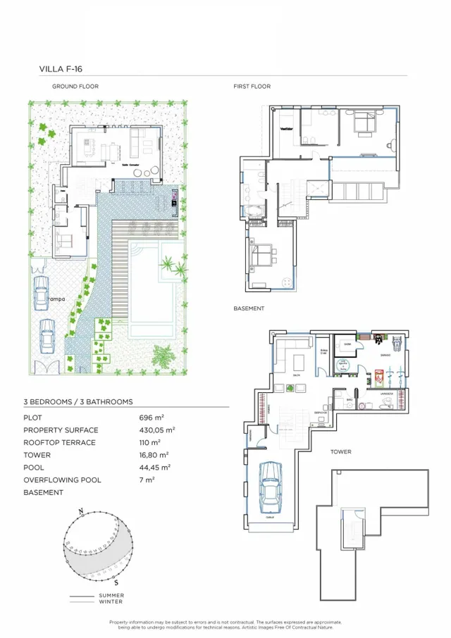 Villa 3 habitaciones 430m² en venta - La veleta — 44