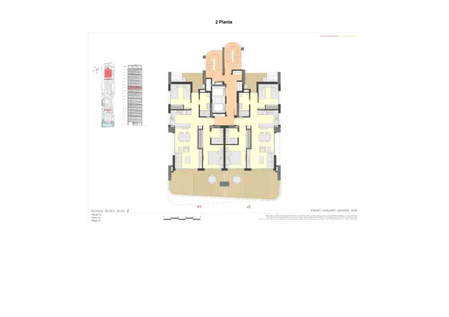 Apartamentos y áticos dúplex de 1, 2 y 3 dormitorios en primera línea de la playa de La Fossa en Calpe — 28