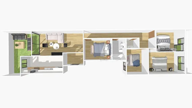 Vivienda SIN ASCENSOR de cuatro dormitorios en segunda línea de playa — 46